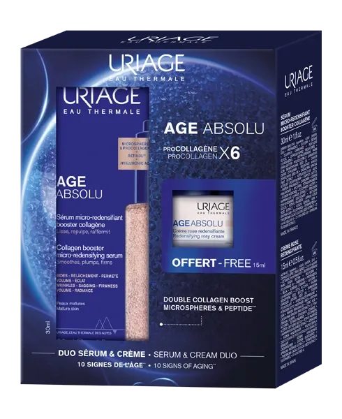 COFFRET AGE ABSOLU SÉRUM 30ML + CRÈME ROSE 15ML