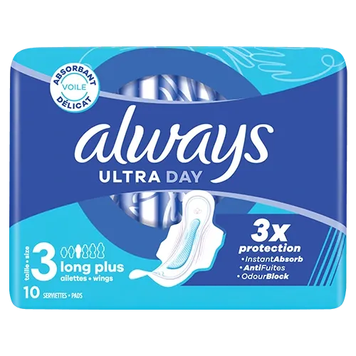 Always Ultra Long Plus (Taille 3) serviettes menstruelles avec ailettes