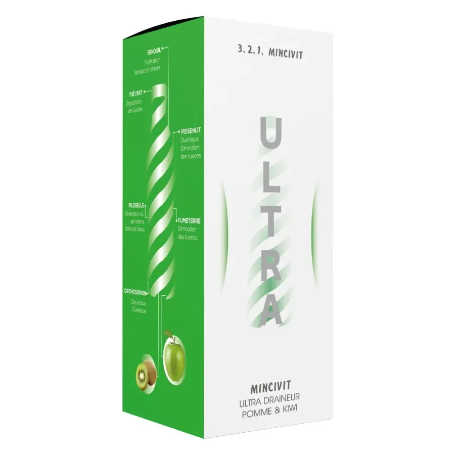 VITAL MINCIVIT ULTRA DRAINEUR POMME ET KIWI 250ML