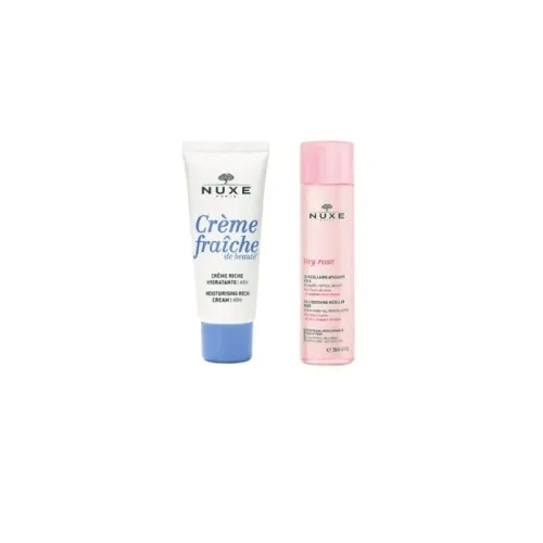 NUXE CREME RICHE HYDRATANTE 30ML+EAU MICELLAIRE 50ML