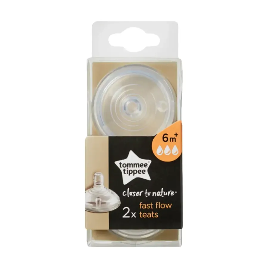 Tommee Tippee Closer To Nature 2 Tetines Debit Rapide 6 m+