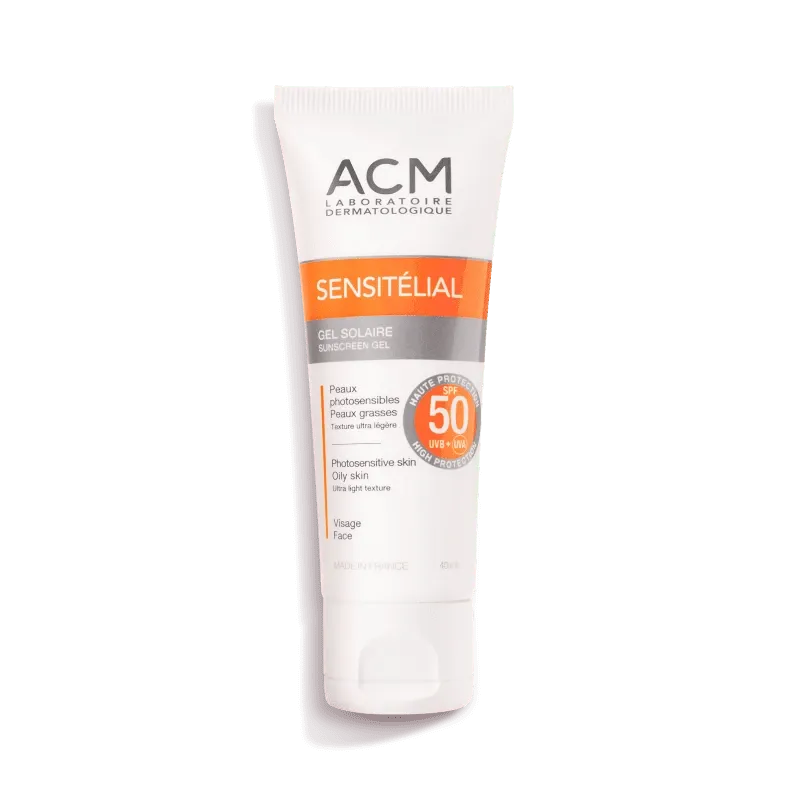 Acm Sensitelial Gel Solaire Spf50 40ml
