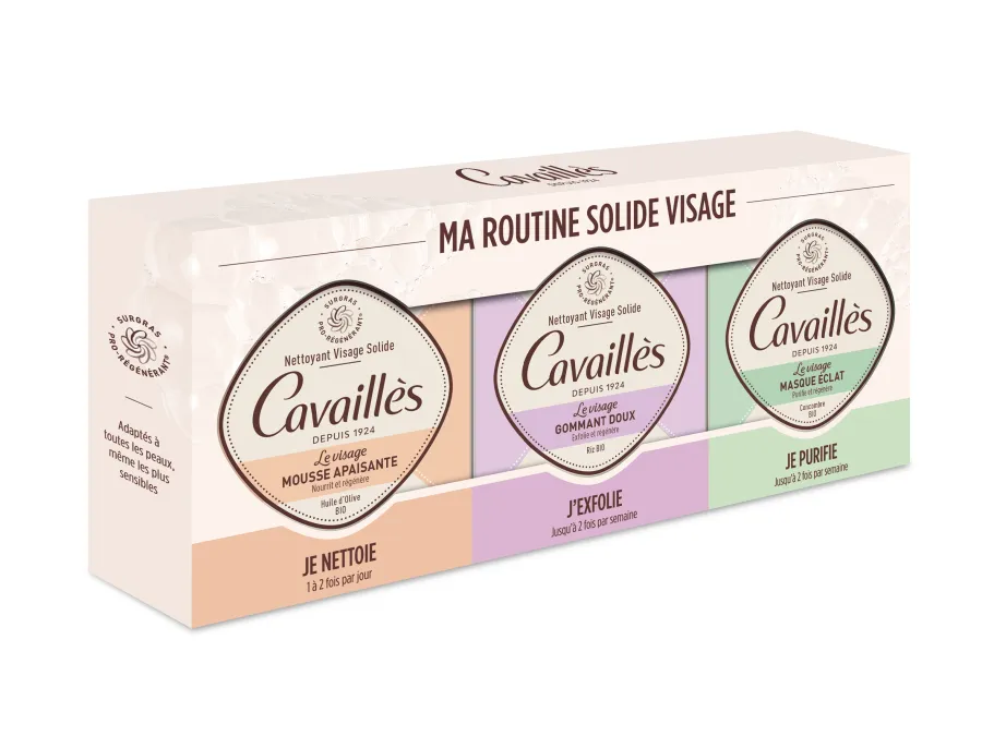 COFFRET MA ROUTINE SOLIDE VISAGE 3x70g