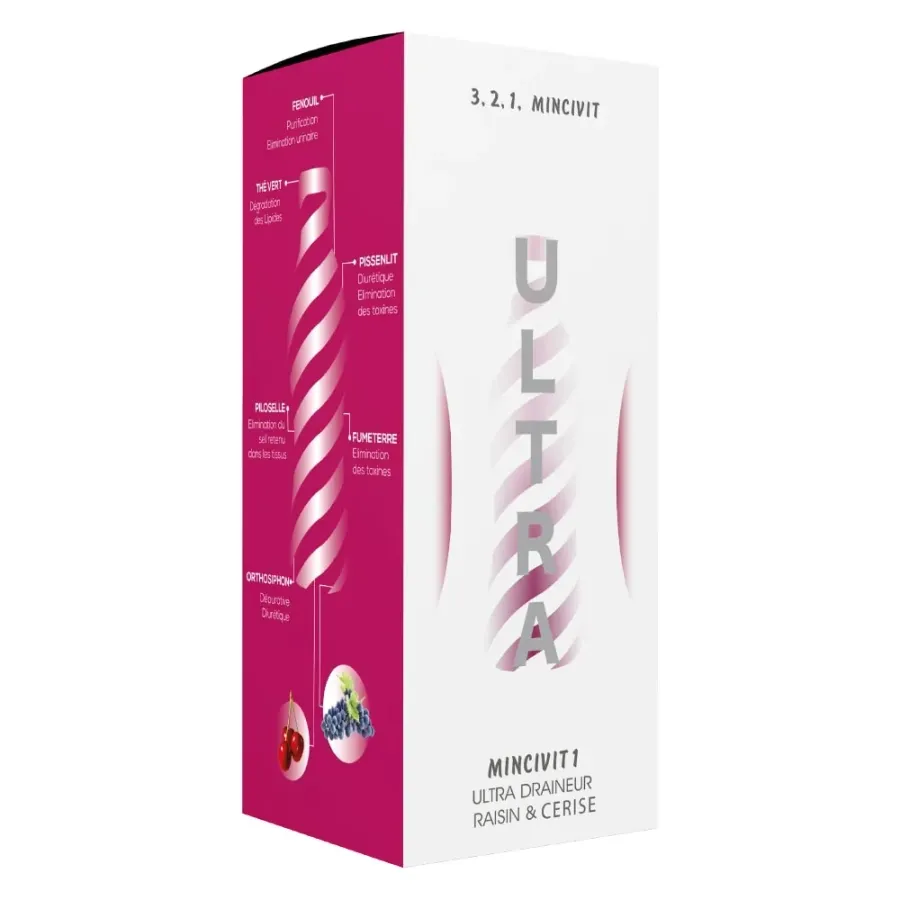 VITAL MINCIVIT ULTRA DRAINEUR RAISIN & CERISE 250ML