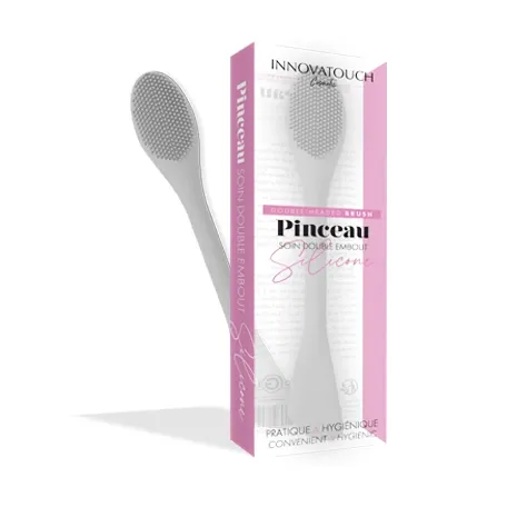 PINCEAU SILICONE DOUBLE EMBOUT