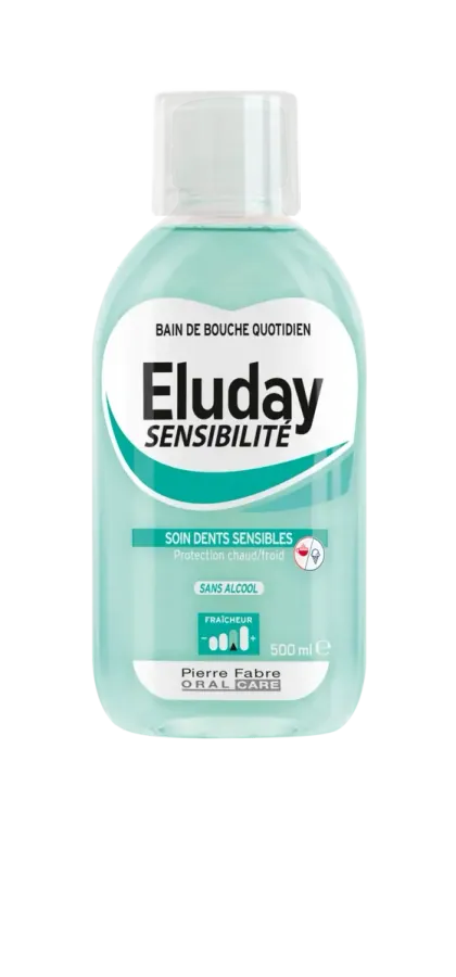 Eluday Eluday Sensibilité - bain de bouche quotidien soin dents sensibles