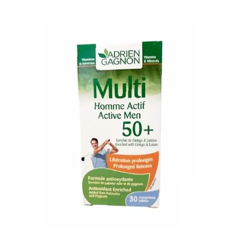 Multi Homme Actif 50+ 30 Comprimés