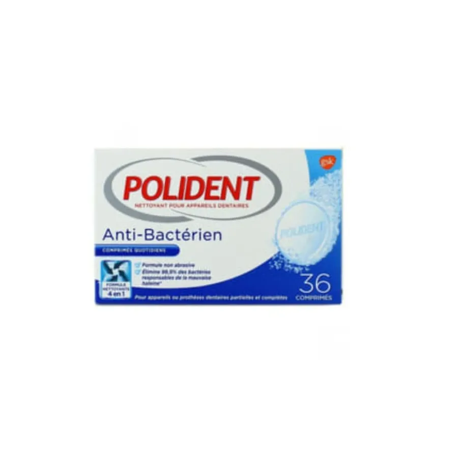 POLIDENT ANTI BACTERIEN CP BT 36