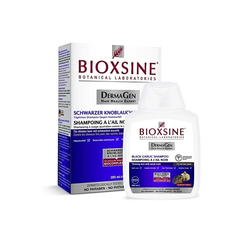 BIOXCIN SHAMPOOING VEGETAL A L’AIL NOIR 300ML