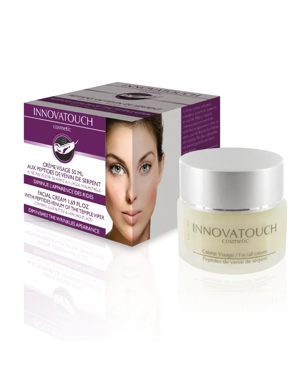 Crème visage aux Peptides de Venin de Serpent
