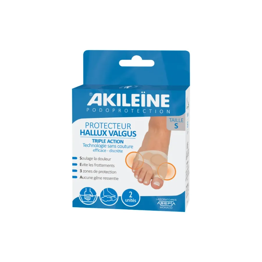 Akileine PROTECTEUR HALLUX VALGUS TRIPLE ACTION S