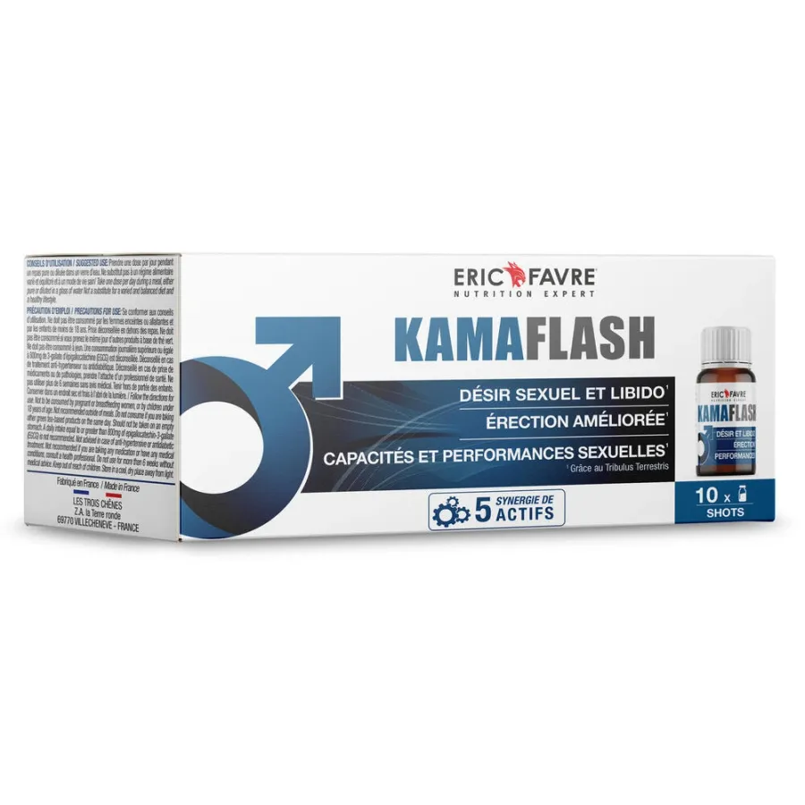 Kamaflash - Désir sexuel et libido - érection améliorée