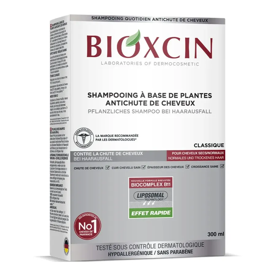BIOXCIN SHAMPOOING CHEVEUX SECS NORMAUX 300ML