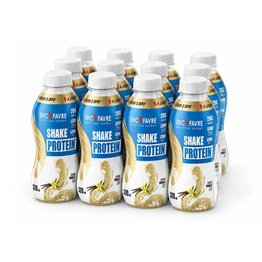 Shake Protein: 25g de Milkshake protéines de lait pour sportifs actifs