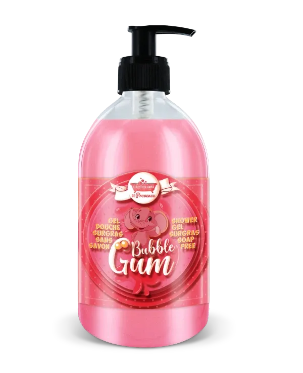 Gel Douche Enfant surgras sans savon 500 ml Bubble Gum
