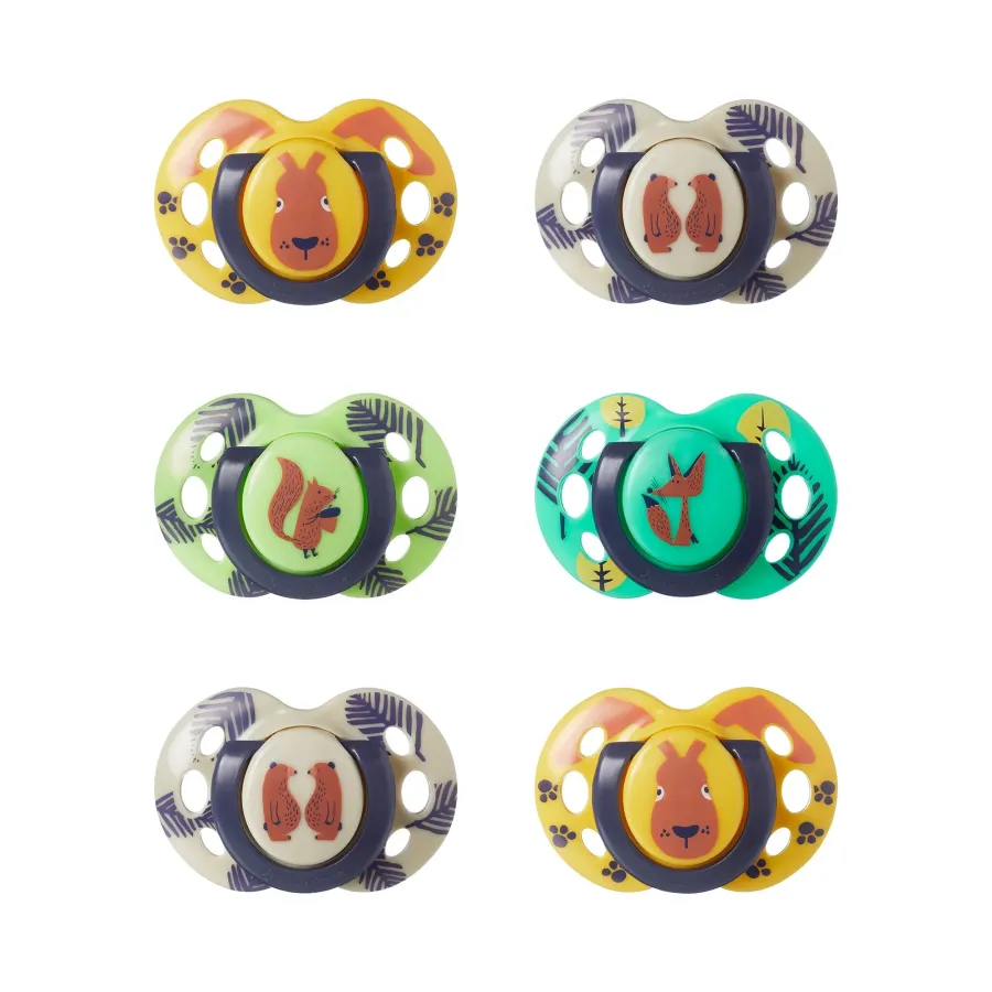 Sucettes orthodontiques Fun Style 18-36 mois