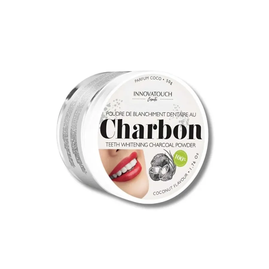 INNOVATOUCH – POUDRE DE BLANCHIMENT DENTAIRE AU CHARBON COCO 50G