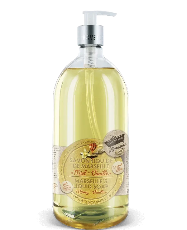 Savon liquide de Marseille 1L Miel
