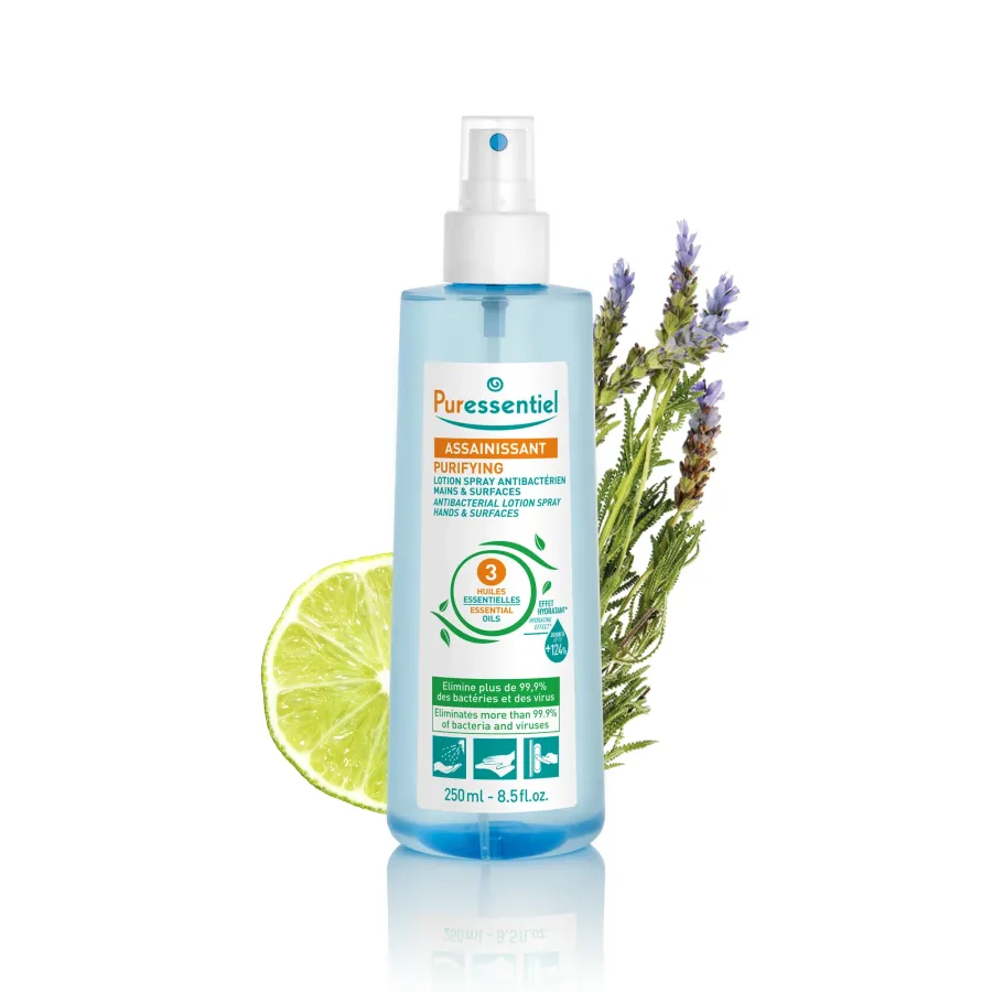 Lotion Spray Antibactérien Assainissant 250 ml