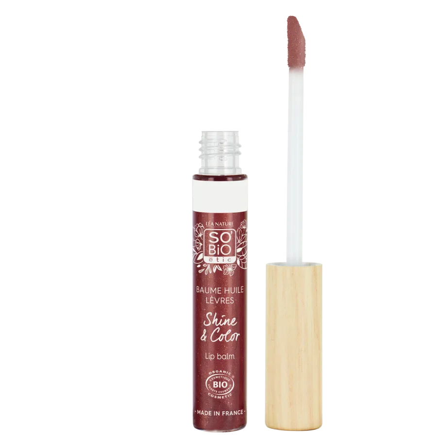 Direct Usine - Baume huile à lèvres, Shine & Color - 42 Diamant rosé