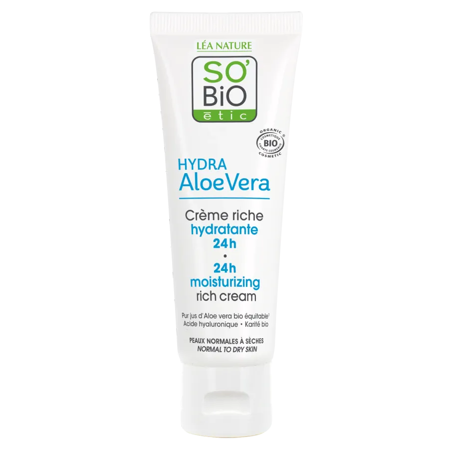 Crème riche hydradante Aloe Vera Bio