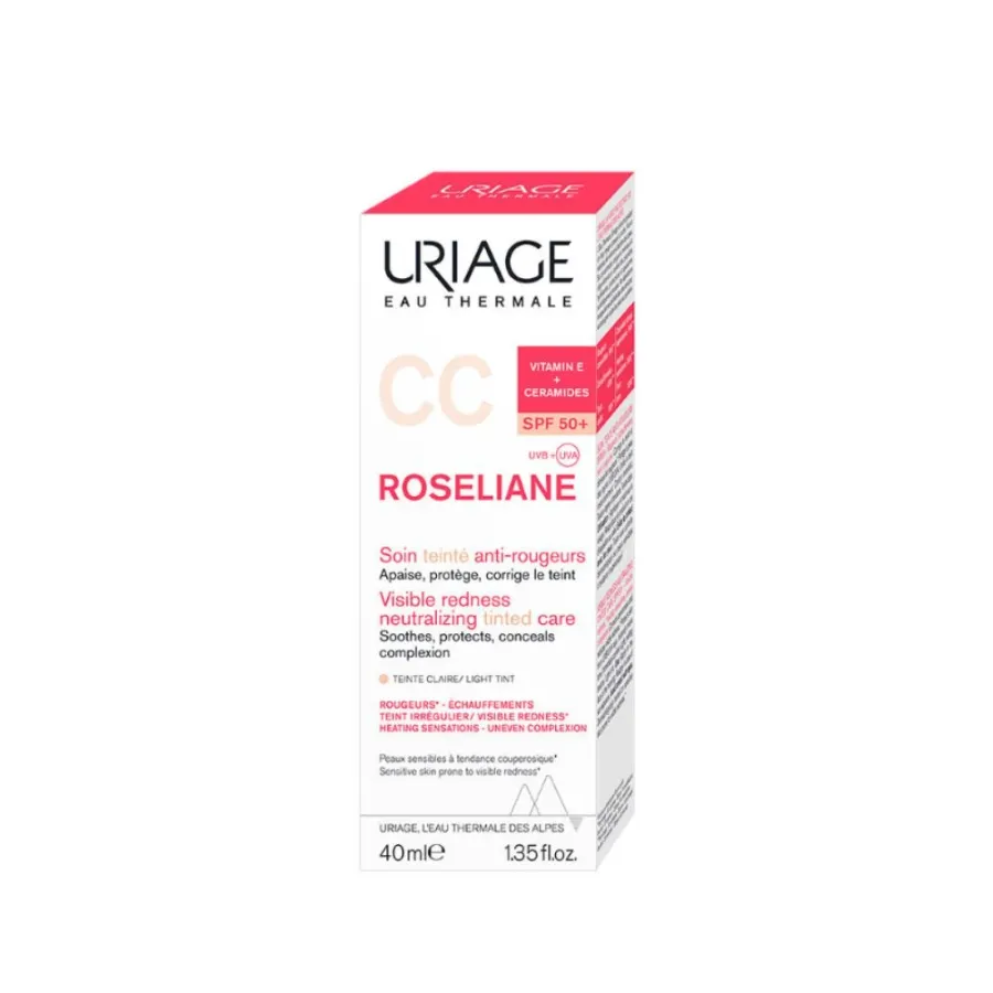 ROSELIANE - SOIN TEINTÉ ANTI-ROUGEURS SPF50+ 40 mL Tube