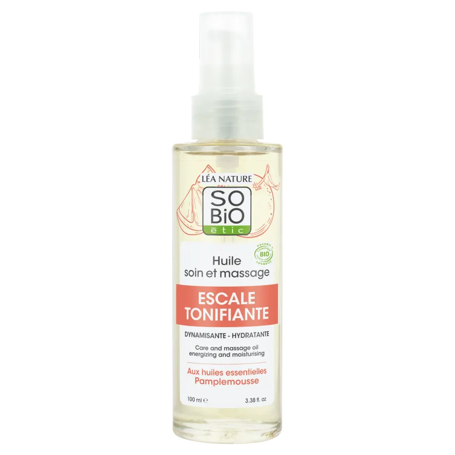 Huile soin et massage - Escapade tonifiante