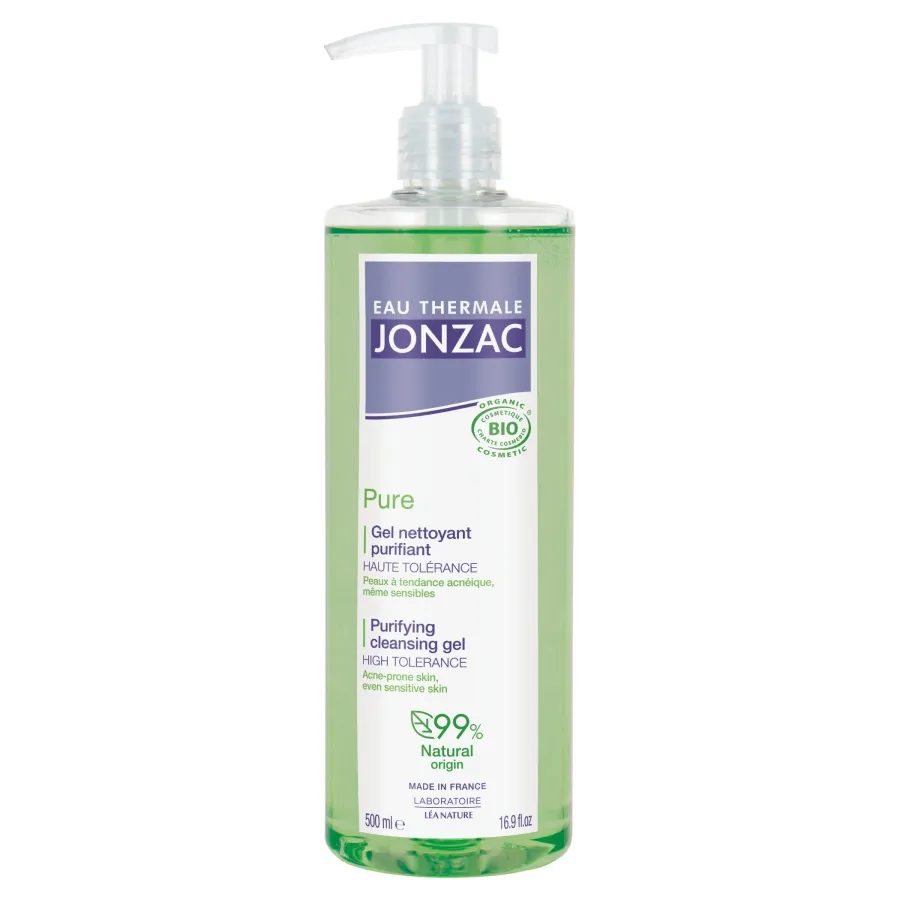 JONZAC PURE GEL NETTOYANT PURIFIANT BIO 500ML