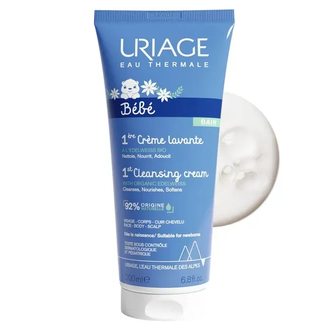 Uriage Bebe 1Ere Crème Lavante Visage Corps Et Cuir Chevelu 200ml