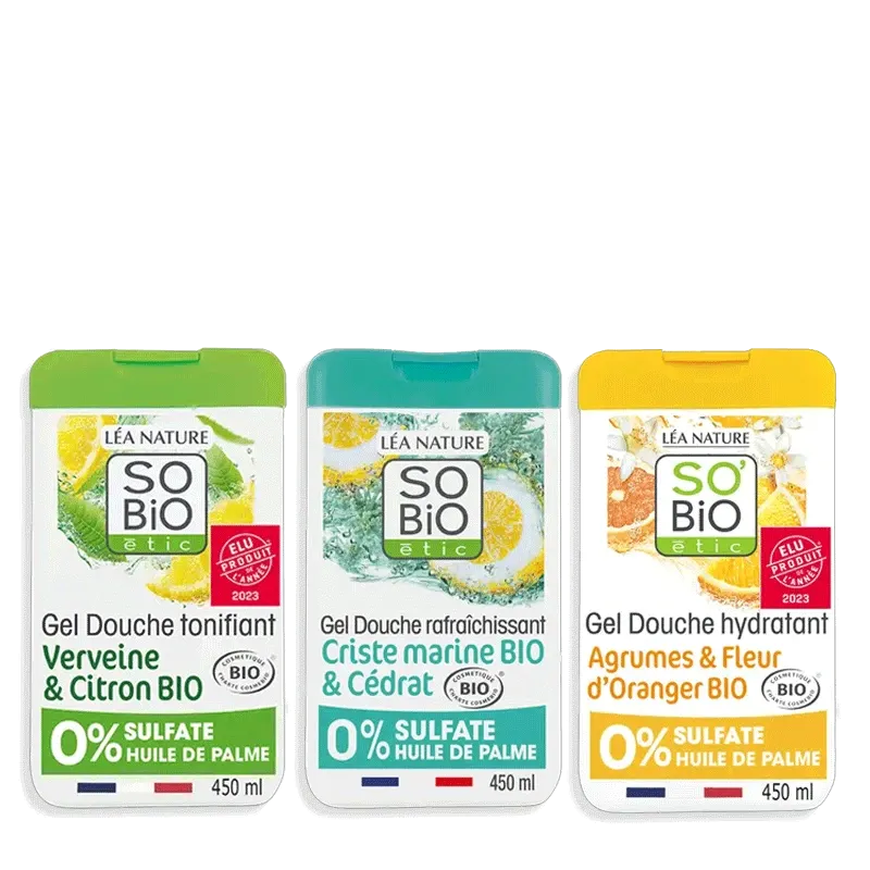 Kit 3 Gels Douche