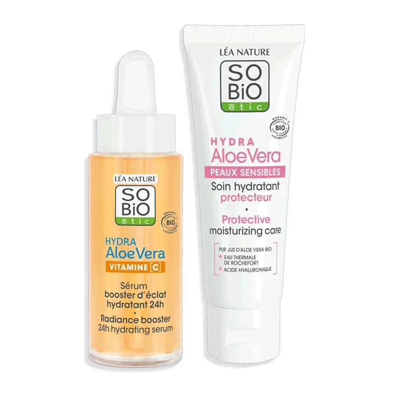 Routine Peaux normales à sèches Hydra Aloe Vera