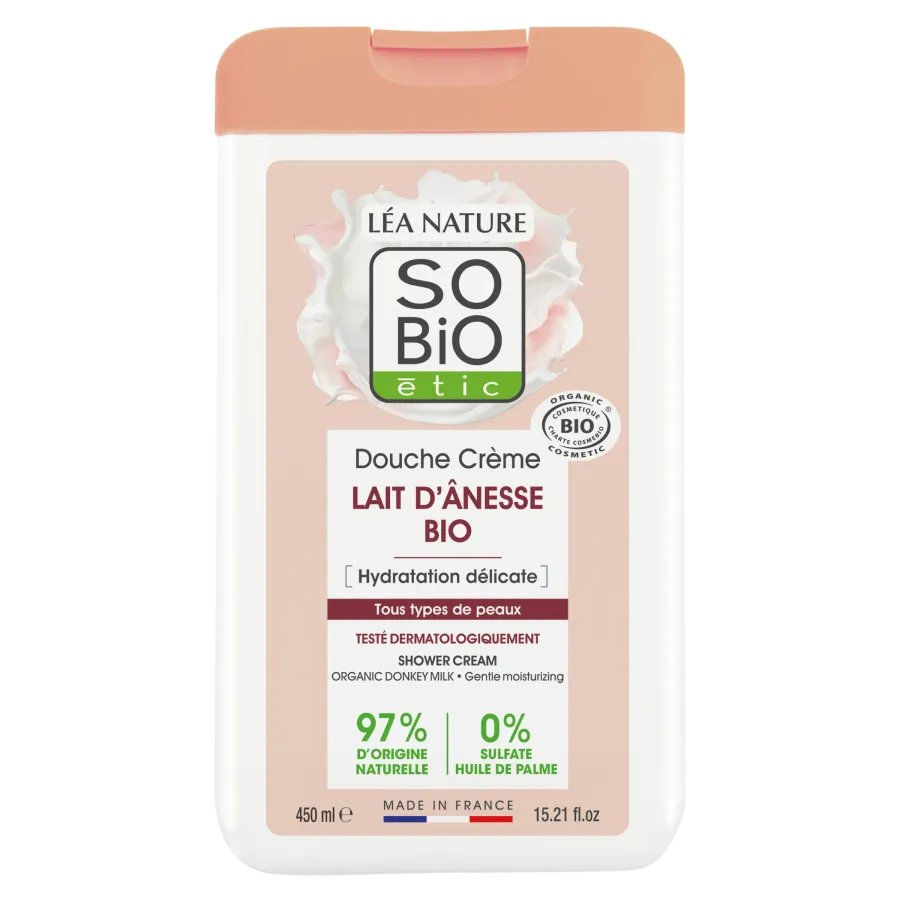 Douche crème Lait d'ânesse bio - 450 ml