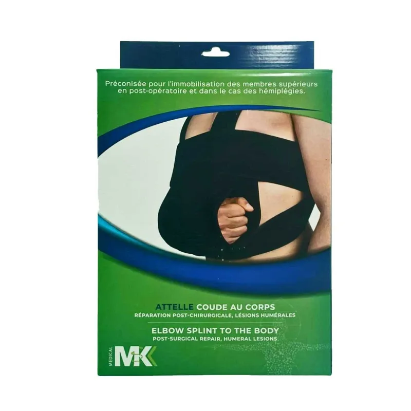 MK - Attelle coude au corps - Noir