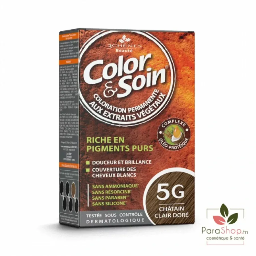 Color & Soin Coloration Chatain Clair Doré 5G
