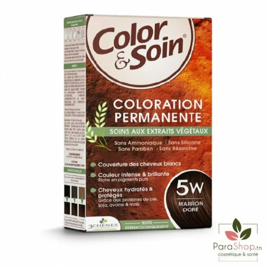 3 CHENES COLOR & SOIN COLORATION MARRON DORE 5W