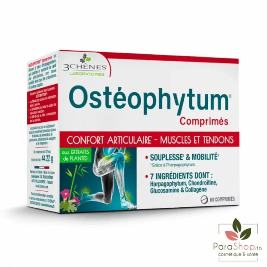3 CHENES OSTEOPHYTUM 60 COMPRIMES
