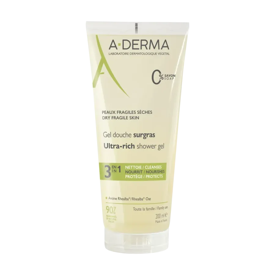 LES INDISPENSABLES Gel douche surgras 200 ml