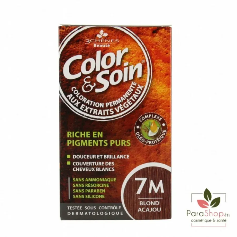 Color & Soin Coloration Blond Acajou 7M