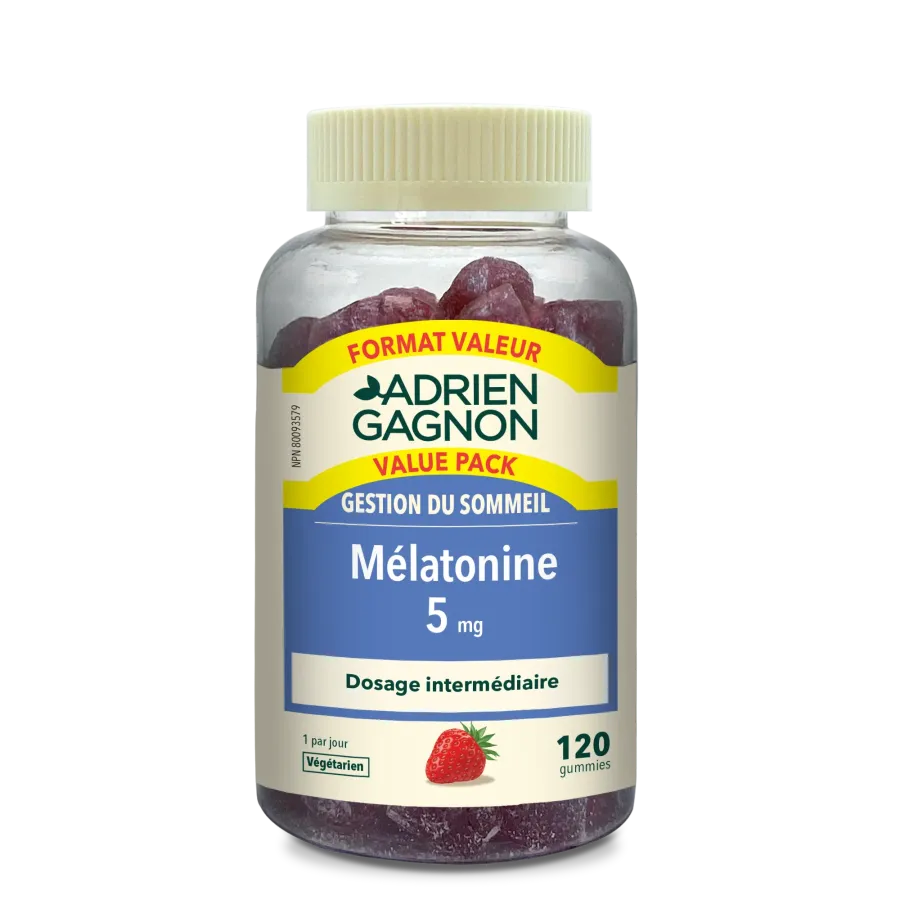 Mélatonine 5 mg - Format Valeur