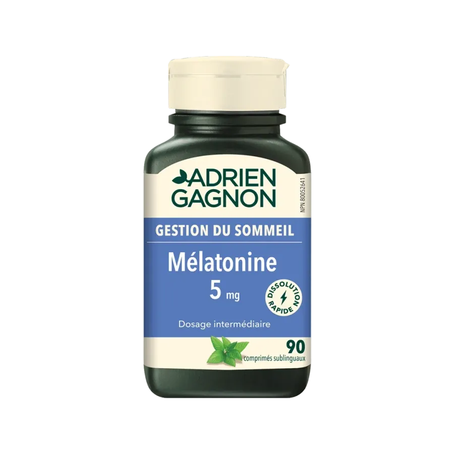 Mélatonine 5 mg (Dissolution rapide)