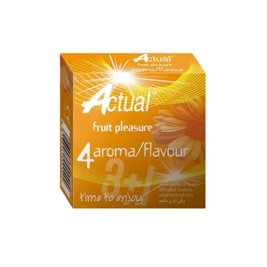 Preservatif Actual Flavour Bt/4