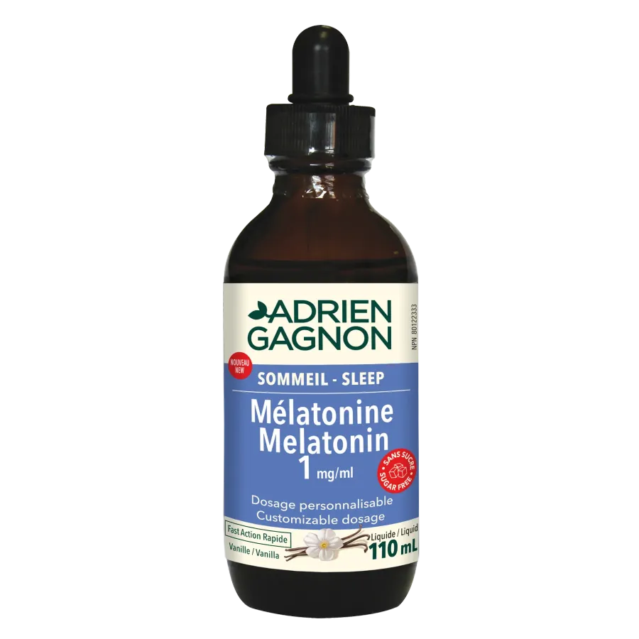 Mélatonine 1 mg/ml sans sucre - Liquide