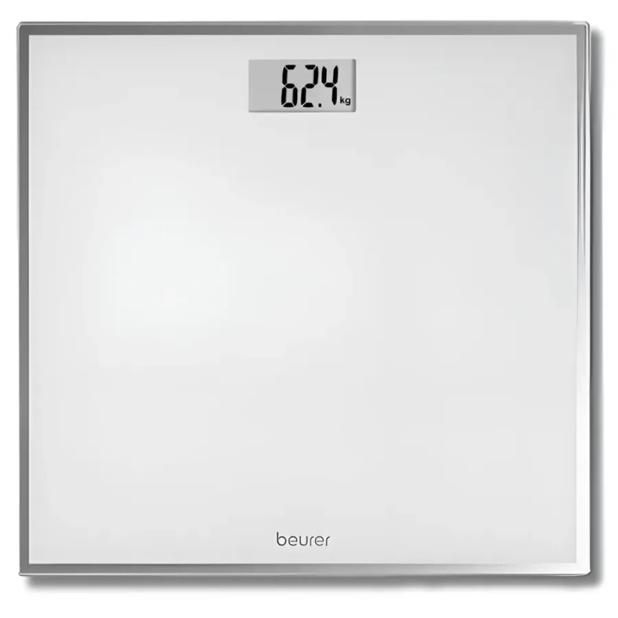 BEURER GS 120 - PÈSE PERSONNE ÉLECTRONIQUE COMPACTE RECTANGLE BLANC