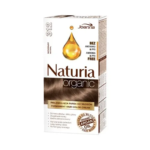 Crème colorante - Joanna Naturia Organic - 312 naturel