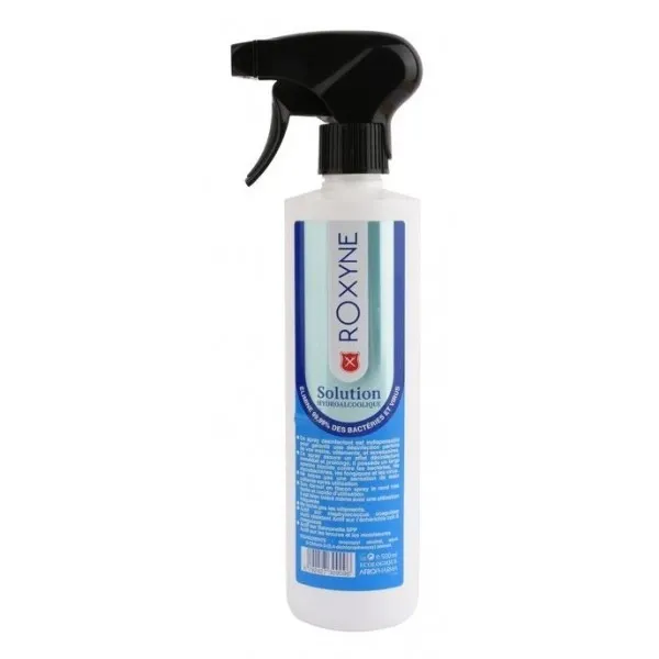 ROXYNE SOLUTION HYDRO-ALCOOLIQUE SPRAY 500ML