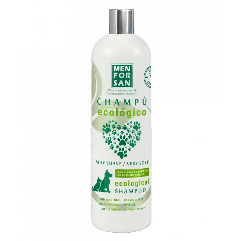 MEN FOR SAN SHAMPOING ECOLOGIQUE ULTRA DOUX POUR CHIEN ET CHIOT 1L