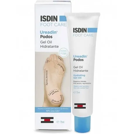ISDIN FOOT Care Ureadin Podos Gel Huile Hydratant pour Pieds Secs 75 mL