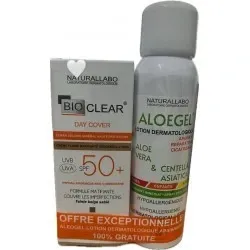 NATURALLABO BIOCLEAR Ecran Solaire Minéral Beige Sablé – 30ml & ALOEGEL LOTION APAISANTE REPARATRICE