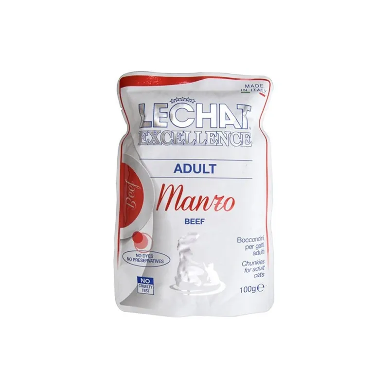 LE CHAT EXCELLENCE POCHON ADULT BOEUF 100G