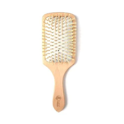 AZAL BROSSE CHEVEUX EN BOIS CARRE PETIT MODELE